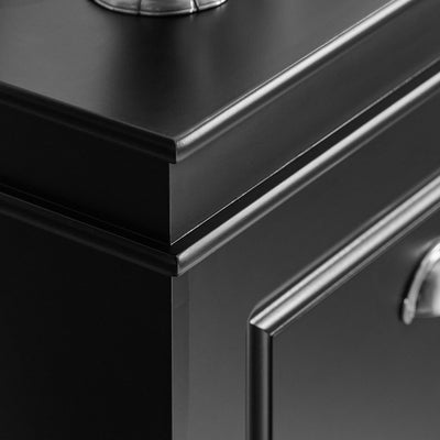 SoBuy FSR79-SCH Dulap pantofi cu 4 uși rabatabile, Suport pentru 16 perechi, pentru hol - 105x24x83 cm, Negru