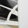 SoBuy Suport alb de pantofi belgian cu scaun FSR82-L-W
