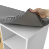 SoBuy FSR91-W Banc de Rangement pour Enfant Coffre à jouets Banc à Chaussures avec Maison de Chat Commode à Chaussures avec Coussin d'assise