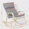 SoBuy FST15-DG Balansoar, Fotoliu balansoar, Fotoliu relaxant, Mesteacăn flexibil - Gri
