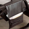 SoBuy FST20-BR Fauteuil à Bascule Berçante Relax avec Pochette Latérale Amovible