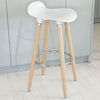 SoBuy FST35-W Tabouret de bar cuisine avec repose-pieds haute qualité