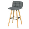 SoBuy FST50-HG Tabouret de Bar Cuisine Dossier Repose-Pieds Haute qualité