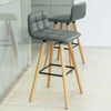 SoBuy FST50-HG Tabouret de Bar Cuisine Dossier Repose-Pieds Haute qualité