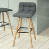 SoBuy FST50-HG Tabouret de Bar Cuisine Dossier Repose-Pieds Haute qualité