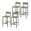 SoBuy FST53-Ax4 Set de 4 Scaune de Bar Scaune de Bucătărie, cu Suport pentru Picioare