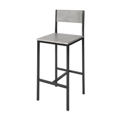 SoBuy FST53-HGx2 Set de 2 Scaune de Bar Scaune Înalte de Bucătărie Scaune de Bar