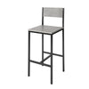SoBuy FST53-HGx2 Set de 2 Scaune de Bar Scaune Înalte de Bucătărie Scaune de Bar