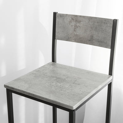 SoBuy FST53-HGx2 Set de 2 Scaune de Bar Scaune Înalte de Bucătărie Scaune de Bar