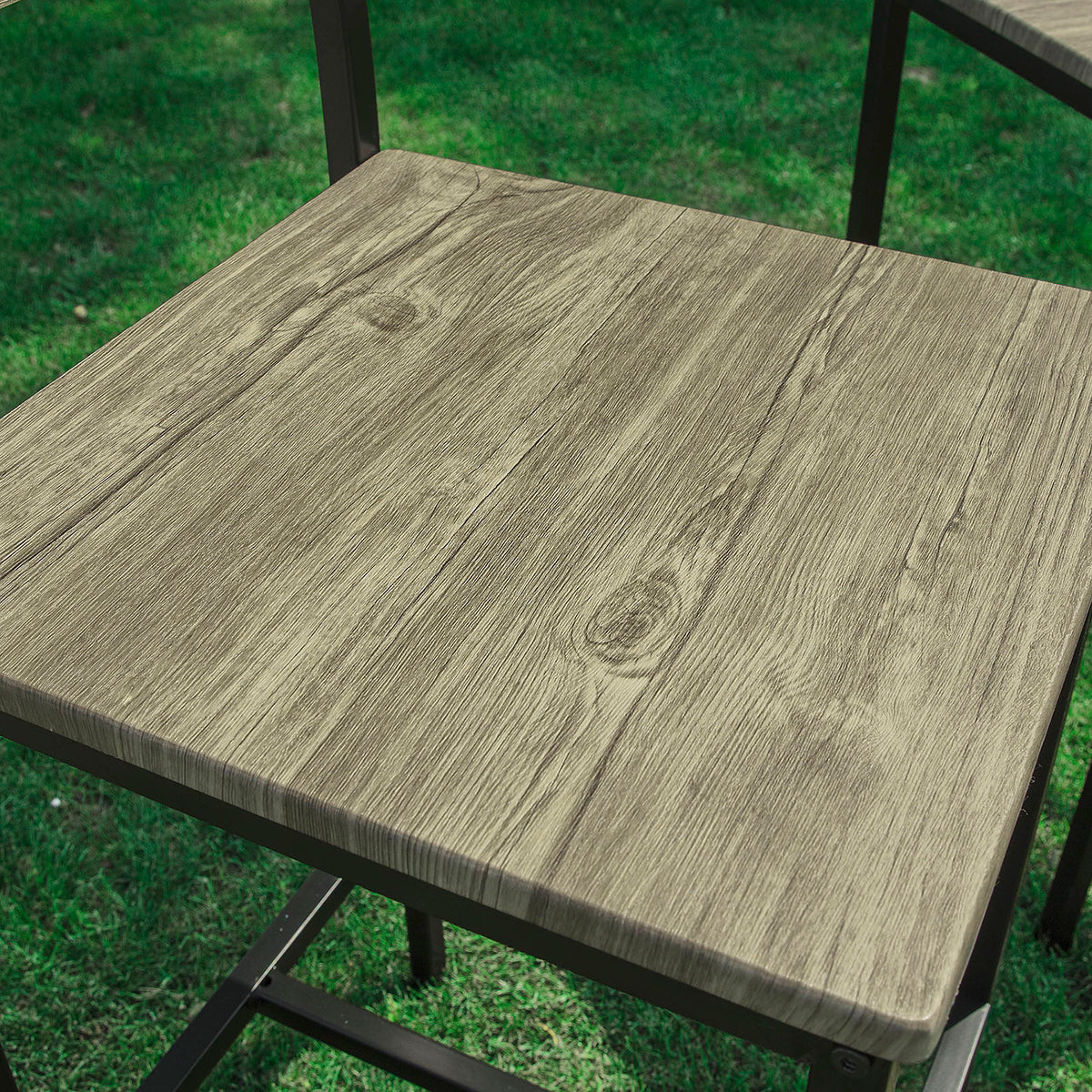 SoBuy FST53-Ax4 Lot de 4 Chaises Tabourets de Bar Cuisine Chaises de Bar, avec Repose-Pieds