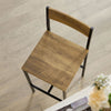 SoBuy Scaune cu scaune înalte scaune din lemn FST53-XLX2