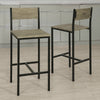 SoBuy FST53-Ax4 Set de 4 Scaune de Bar Scaune de Bucătărie, cu Suport pentru Picioare