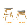 SoBuy FST57-DG Tabouret de Bar Tabouret Haut Cuisine avec Repose-Pieds et Coussin