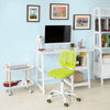 SoBuy Scaun pivotant pentru scaun de birou înălțime dormitor verde 46-58cm FST64-GR