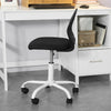 SoBuy FST64-SCH Scaun de birou ergonomic, Scaun rotativ, Scaun pentru calculator, Reglabil pe înălțime - Negru