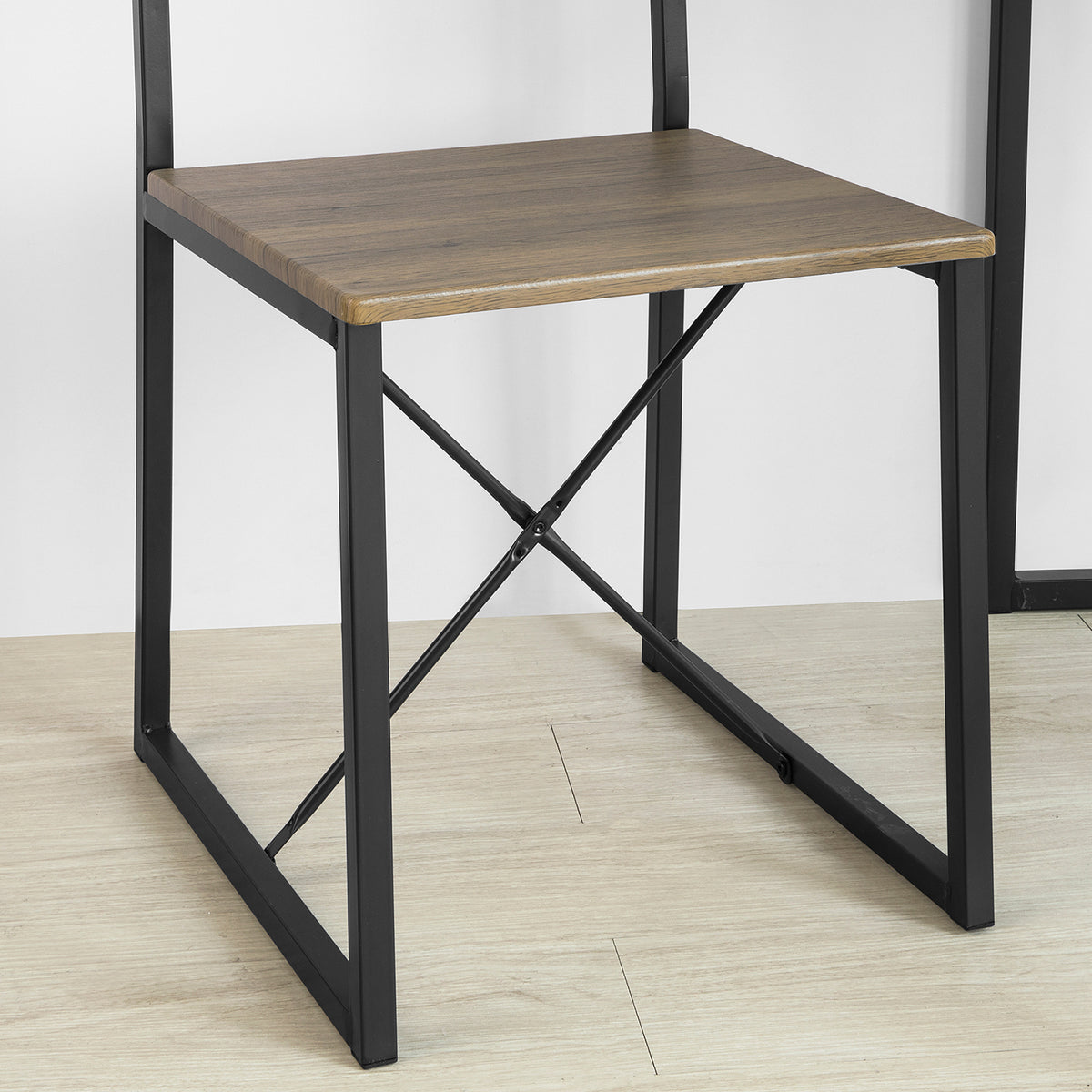 SoBuy FST67x4 Set de 4 scaune de bucătărie din metal Scaune de sufragerie cu spătar Scaun pentru restaurant