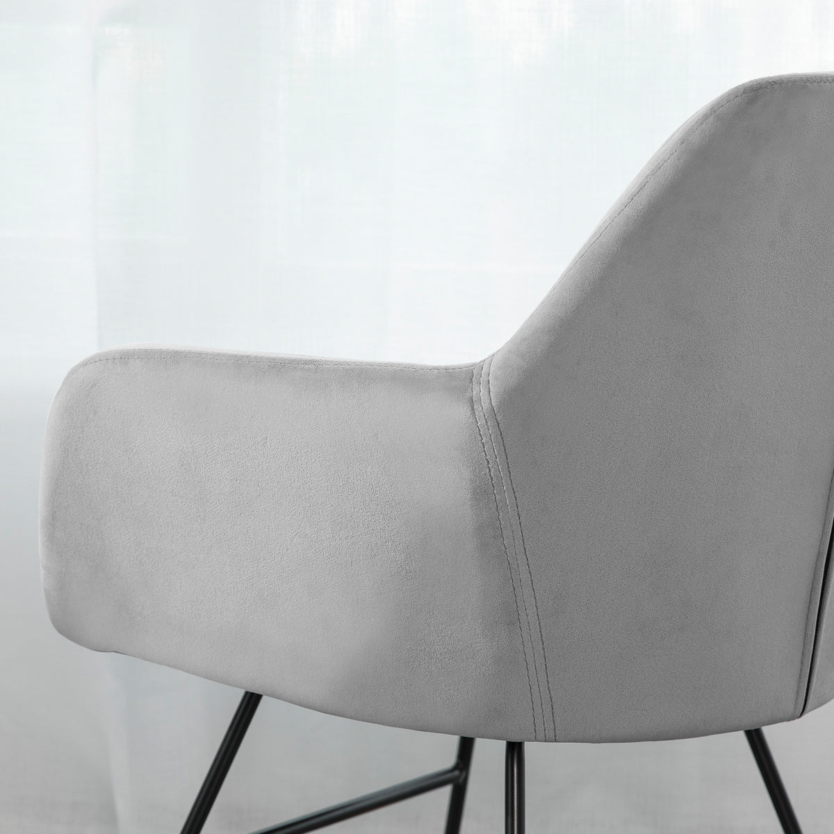 SoBuy FST68-DG Chaise à Bascule avec Accoudoirs Fauteuil de Relaxation Pieds
