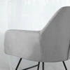 SoBuy FST68-DG Scaun Balansoar cu Cotiere Șezlong Relaxare Picioare