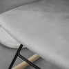 SoBuy FST68-DG Scaun Balansoar cu Cotiere Șezlong Relaxare Picioare
