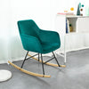 SoBuy FST68-TB Balansoar cu cotiere Fotoliu de relaxare Picioare
