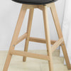 SoBuy FST69-Sch Tabouret de Bar Tabouret Haut Cuisine Chaise de Bar avec Dossier