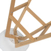 SoBuy FST69-W x2 Lot de 2 Tabourets de Bar Cuisine Tabouret Haut de Bar avec Dossier et Repose-Pieds