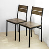 SoBuy Set de 4 scaune și bucătărie în stil vintage și bucătărie, FST72-NX4, IT