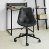 SoBuy FST85-SCH Chaise de Bureau Ergonomique Chaise Pivotante Chaise pour Ordinateur, Assise en Cuir PU, Hauteur Réglable 43-53cm