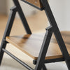 SoBuy Scaun pliabil scaun de bucătărie înălțime 33cm stil vintage 46x48x80 cm fst88-pf