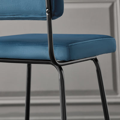 SoBuy FST90-Bx2 Lot de 2 Tabourets de Bar Design Tabouret Haut de Bistrot avec Dossier et Repose-Pieds, Tabouret de Comptoir, Chaise de Bar