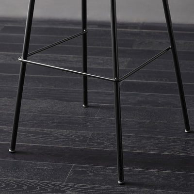 SoBuy FST90-Px2 Set de 2 scaune de bar de designer Scaun înalt de bistro cu spătar și suport pentru picioare, Scaun de tejghea, Scaun de bar
