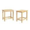 SoBuy FST91-Nx2 Lot de 2 chaises de Salle à Manger, Cuisine en Bois d'hévéa