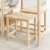 SoBuy FST91-Nx2 Lot de 2 chaises de Salle à Manger, Cuisine en Bois d'hévéa
