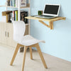 SoBuy FWT03-N Bureau enfant, Table murale rabattables, Table de cuisine pliante, Table à rabat pour enfant pliable L60cmxP40cm