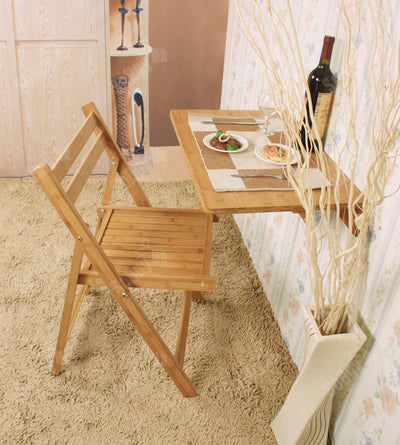 SoBuy FWT031-N Bureau Table murale rabattables, Table de cuisine pliante