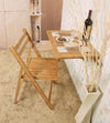 SoBuy FWT031-N Bureau Table murale rabattables, Table de cuisine pliante