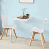 SoBuy FWT04-W Table murale rabattables, Table de cuisine pliante, Table à rabat pour enfant pliable