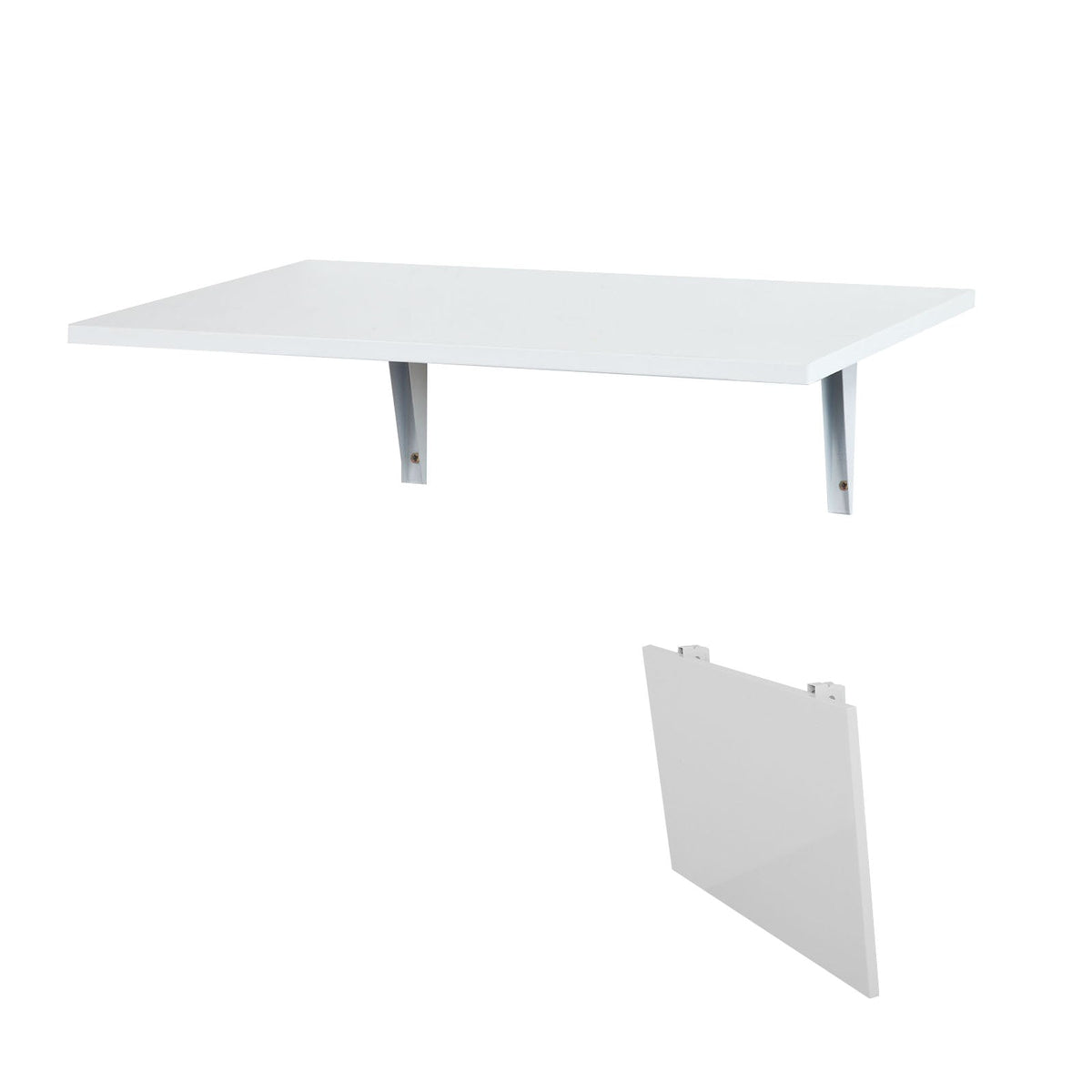 SoBuy FWT21-W Table murale rabattable en bois Table de Cuisine Table Enfant