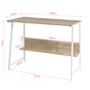 SoBuy FWT34-N Bureau informatique Plan de travail Table pour ordinateur