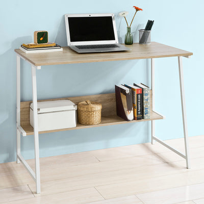 SoBuy FWT34-N Bureau informatique Plan de travail Table pour ordinateur