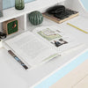 SoBuy FWT47-W Table de cuisine muraleBureau informatique avec 2 niches de rangement