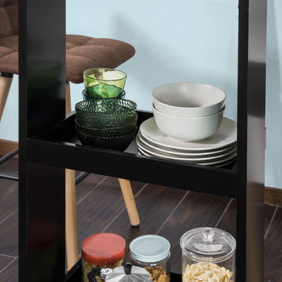 SoBuy FWT55-SCH Table de Bar Murale Table Haute de Bar Mange-Debout Cuisine