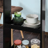 SoBuy FWT55-SCH Table de Bar Murale Table Haute de Bar Mange-Debout Cuisine