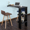 SoBuy FWT55-SCH Table de Bar Murale Table Haute de Bar Mange-Debout Cuisine
