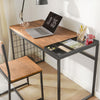 SoBuy Birouri pentru masă de lucru pentru masă de lucru birou de lucru cu scaun 115x52x75cm, FWT60-N