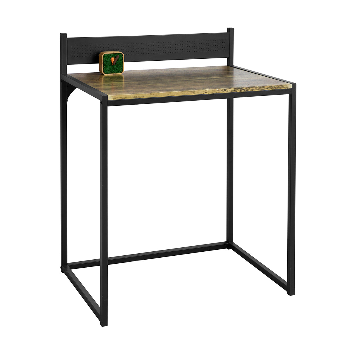 SoBuy FWT66-SCH Table Bureau Informatique Poste de Travail Table d’étude de Style Industriel, Petite Taille Gain d’Espace