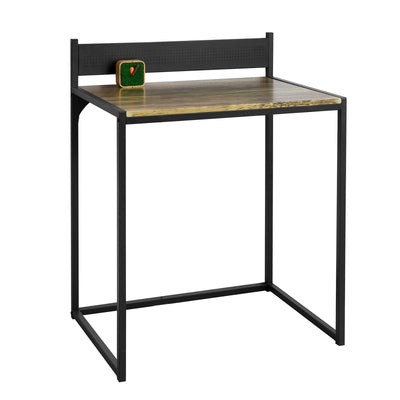 SoBuy FWT66-SCH Table Bureau Informatique Poste de Travail Table d’étude de Style Industriel, Petite Taille Gain d’Espace