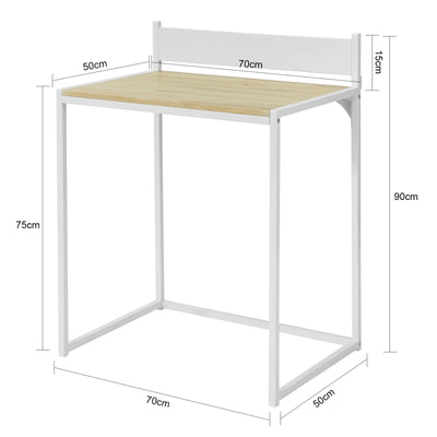 SoBuy FWT66-WN Table Bureau Informatique Table d’étude Poste de Travail, Petite Taille Gain d’Espace