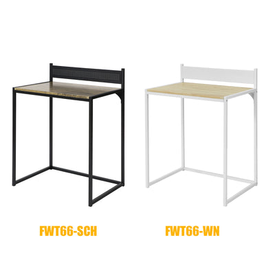 SoBuy FWT66-SCH Masă de Birou pentru Computer Stație de Lucru Masă de Studiu în Stil Industrial, Mărime Mică Economie de Spațiu