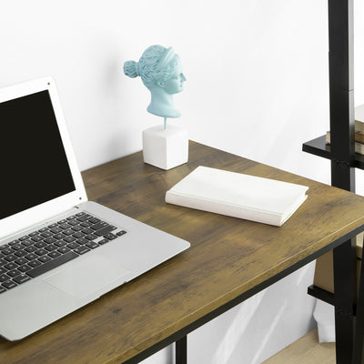 SoBuy FWT68-F Bureau Informatique Table de Travail Bureau d'Ordinateur Table de Bureau avec Grand Plan de Travail